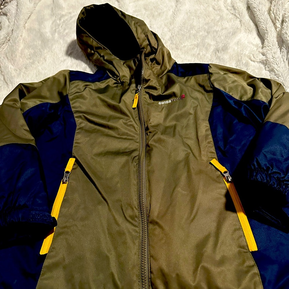 Swiss Tech Boys Heavyweight Zip Up Jacket with Hood